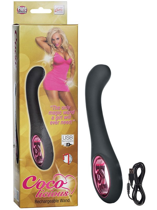 Вибромассажер Coco Licious Rechargeable Wand перезаряжаемый – черный