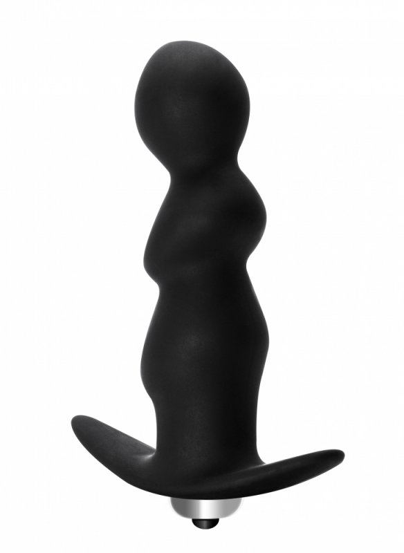 Анальная пробка с вибрацией Spiral Anal Plug Black (Батарейки ААА) 5008-03lola