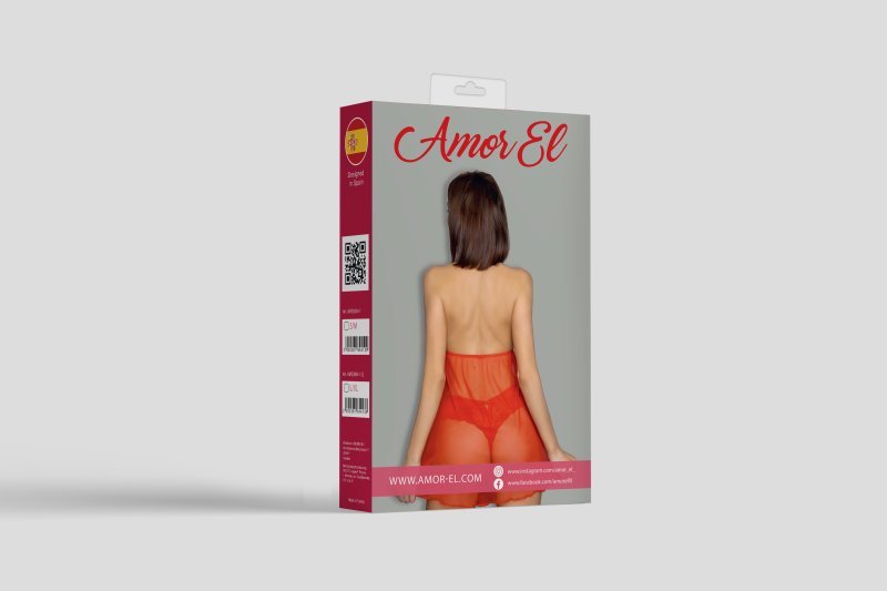   Он и Она Эротическое платье Elche Amor El красное (L/XL)