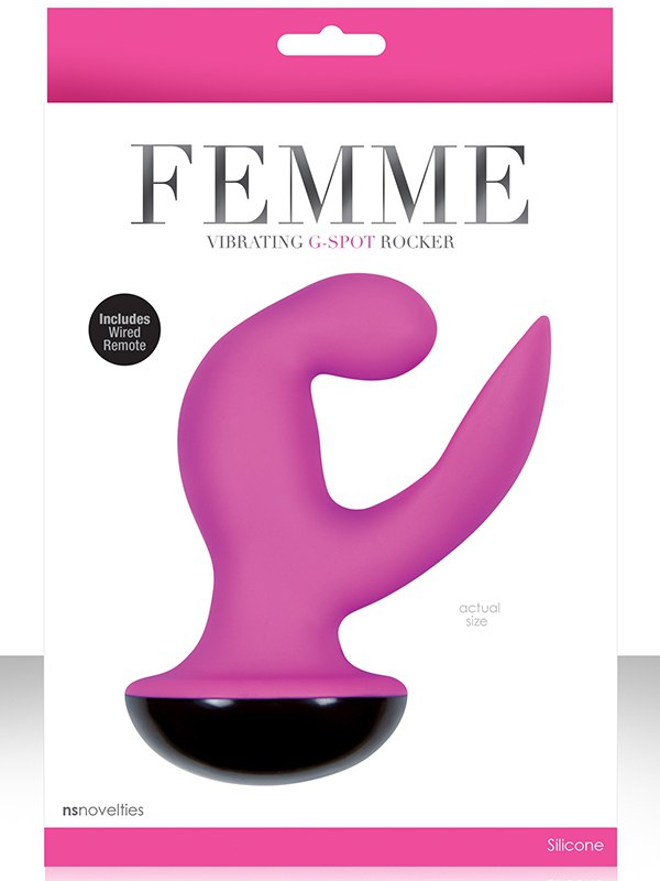 Вибромассажер Femme Vibrating G Spot Rocker – розовый