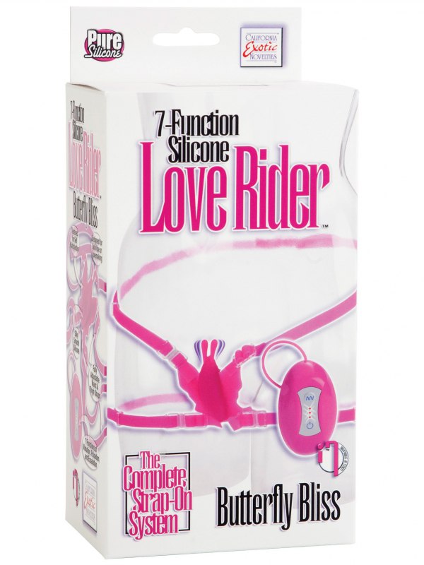 Стимулятор клитора на ремнях 7-Function Silicone Love Rider Butterfly Bliss