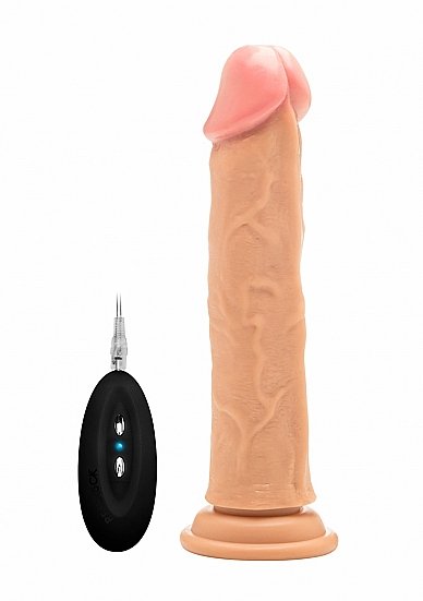 Фаллоимитатор с вибрацией и пультом управления Vibrating Realistic Cock - 9