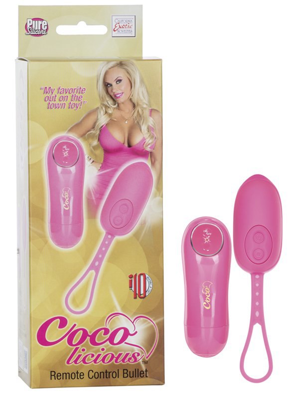 Вибропуля с дистанционным управлением Coco Licious Remote Control Bullet – розовый