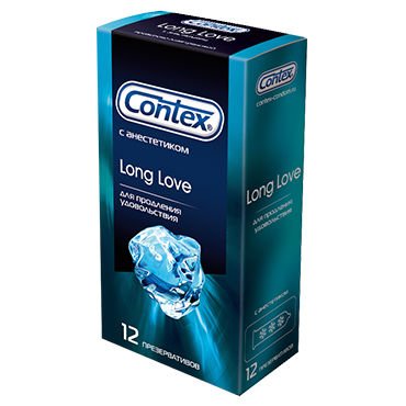 Презервативы Contex № 12 Long Love  с анестетиком