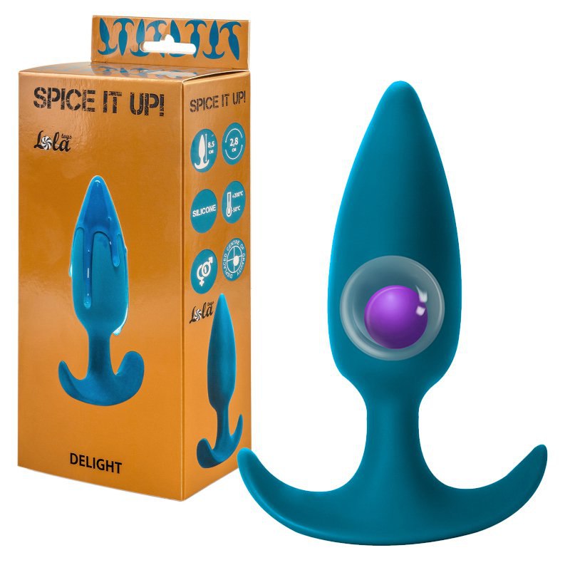 Пробка со смещенным центром тяжести Spice It Up Delight – синий