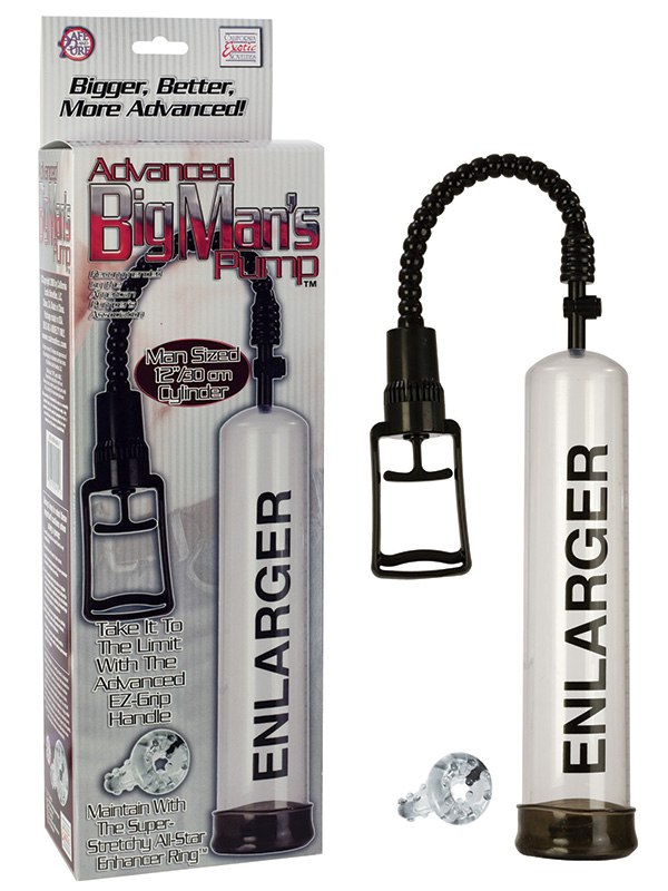 Вакуумные помпы Вакуумная помпа Advanced Big Man's Penis Pump – черная
