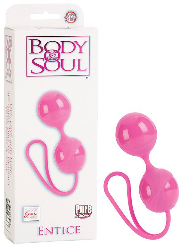 Вагинальные шарики Body & Soul Entice – розовый