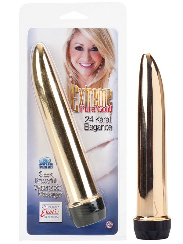 Вибромассажер Extreme Pure Gold 24 Karat Elegance – золотистый