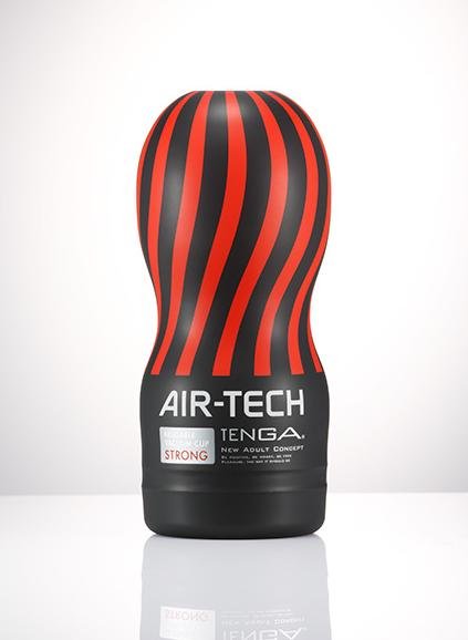 Многоразовый стимулятор Tenga Air-Tech Strong - красный