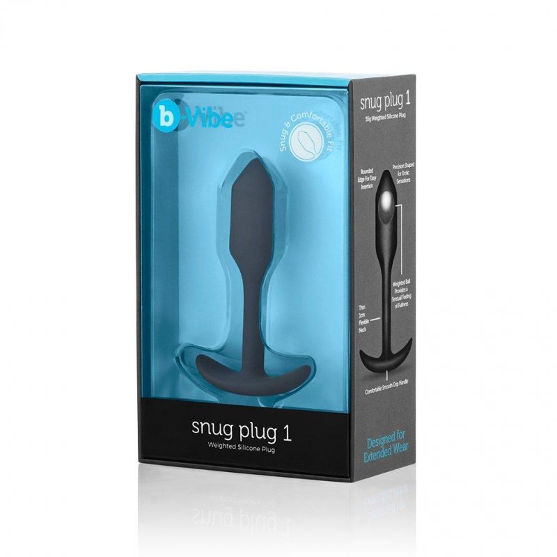 Профессиональная пробка для ношения Snug Plug 1 с утяжелением – черный