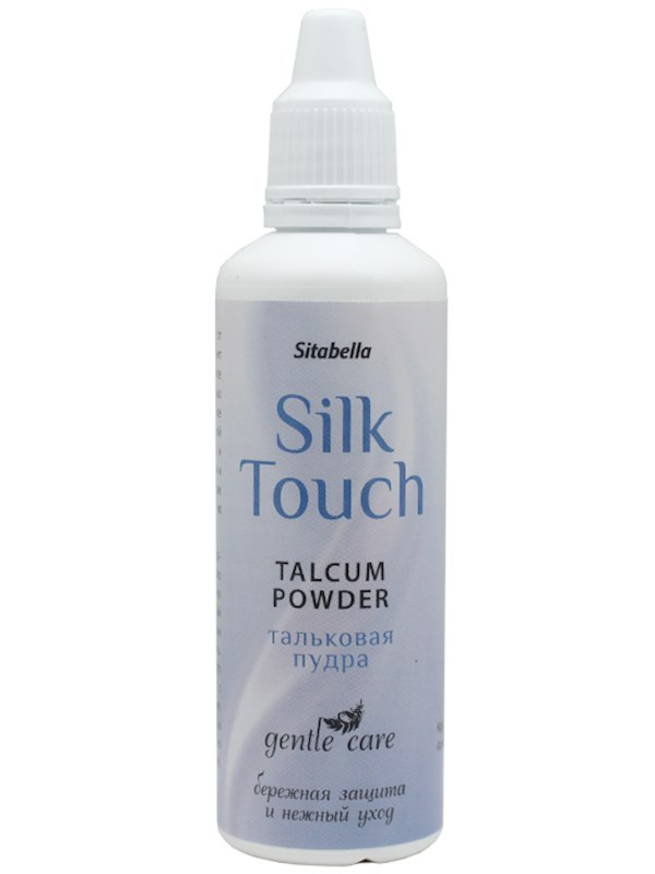 Тальковая пудра Silk Touch Talcum для ухода за секс игрушками – 30 г