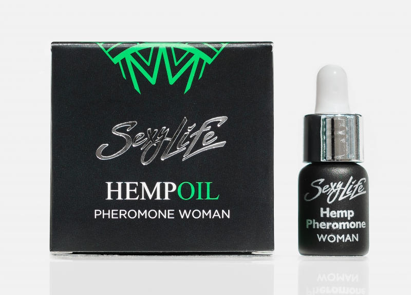 Женские концентрированные духи Sexy Life HempOil с феромонами - 5 мл