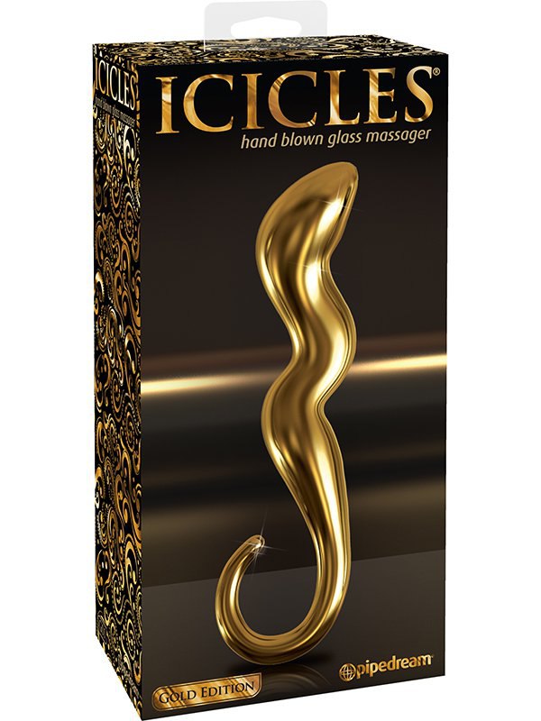 Стимуляторы из стекла Стимулятор Icicles Gold Edition G01 – золотой