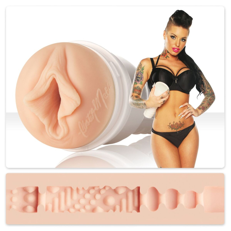 Мастурбатор вагина Fleshlight Signature Christy Mack Attack – телесный