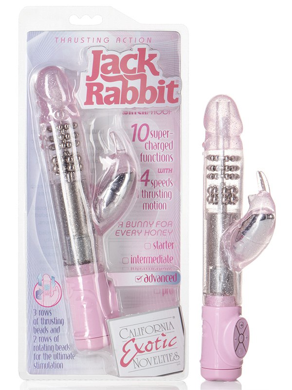 Вибромассажер Thrusting Action Jack Rabbit – розовый