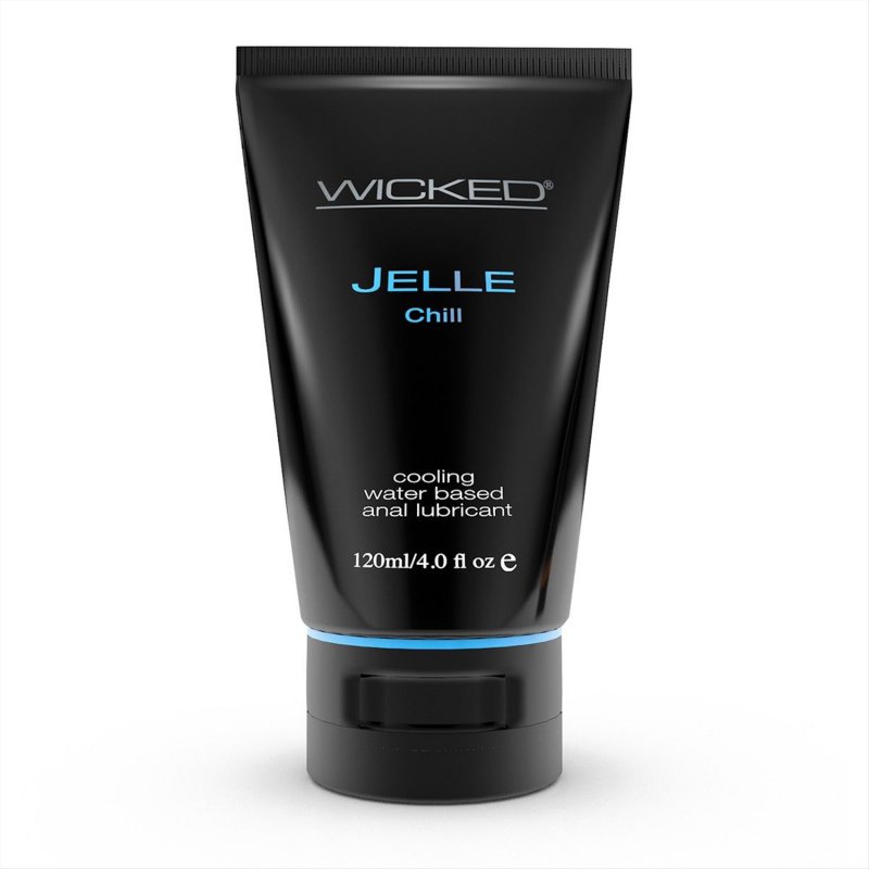 Анальный охлаждающий лубрикант WICKED JELLE CHILL на водной основе JELLE 120 мл