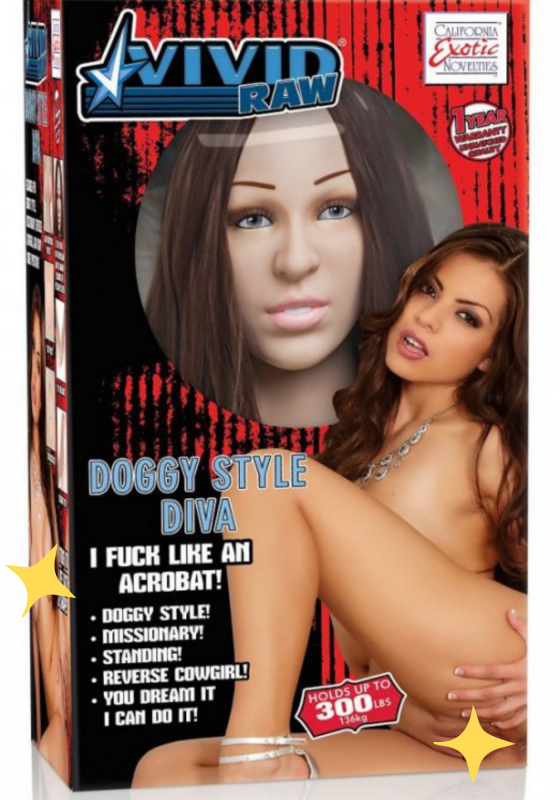 Кукла Vivid Raw Doggy Style Diva Love Doll – телесная