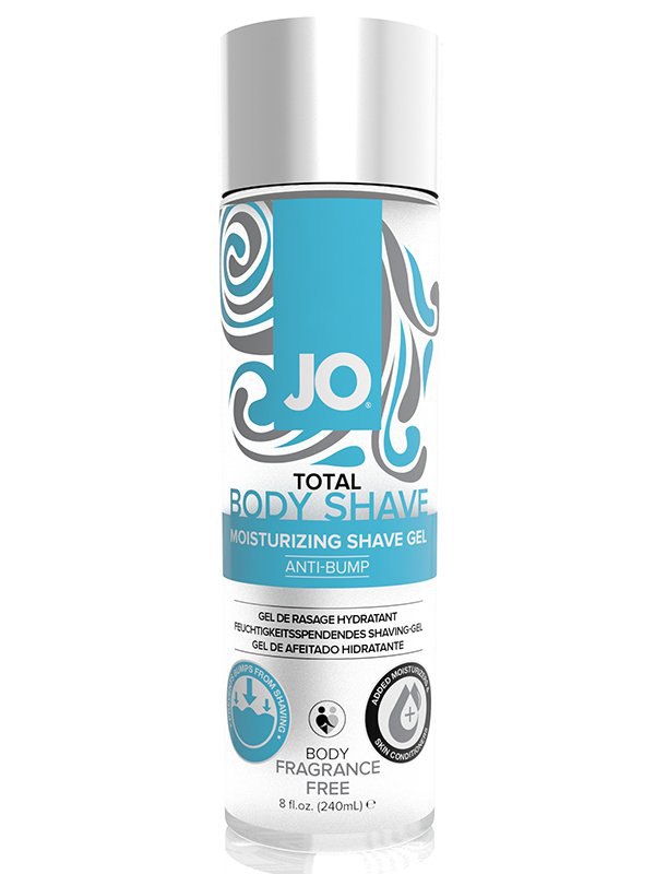 Гель для бритья и интимной гигиены JO Total Body-Anti-Bump Intimate Shaving Gel Fragrance Free - нейтральный