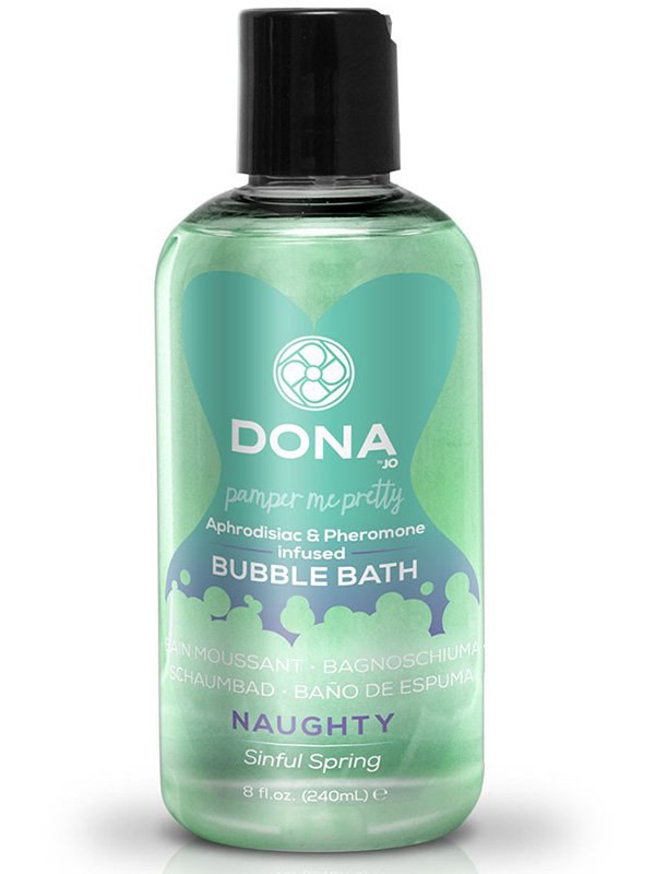 Пена для ванны Dona Pamper Me Pretty Naughty с феромонами – весенний, 240 мл