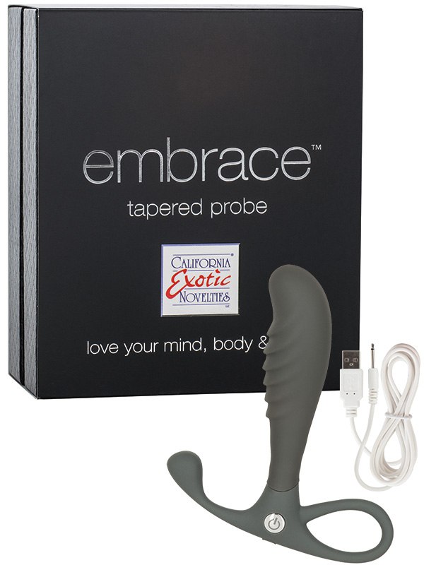 Массажеры простаты Стимулятор простаты Embrace Tapered Probe перезаряжаемый – серый