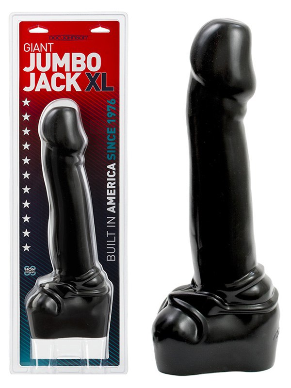 Фаллоимитатор-гигант Jumbo Jack Giant XL - Black