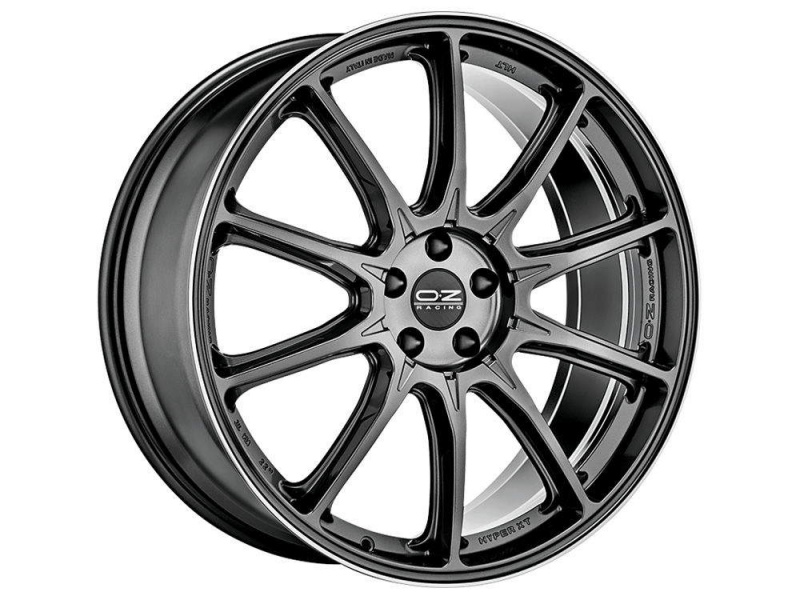 Диск колесный OZ Hyper XT HLT 9xR20 6x139,7 ET45 ЦО93,1 черный глянцевый с полированным ободом W01A56053GA