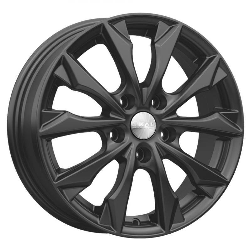 Диск колесный СКАД Нагоя 6xR16 4x100 ET50 ЦО60,1 черный матовый 3190525