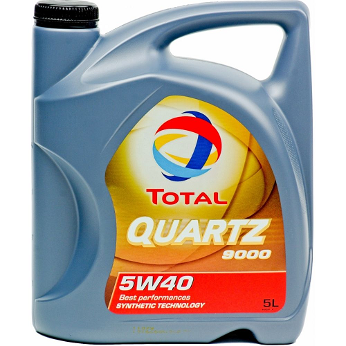 Моторное масло TOTAL QUARTZ 9000 5W-40  5 литров