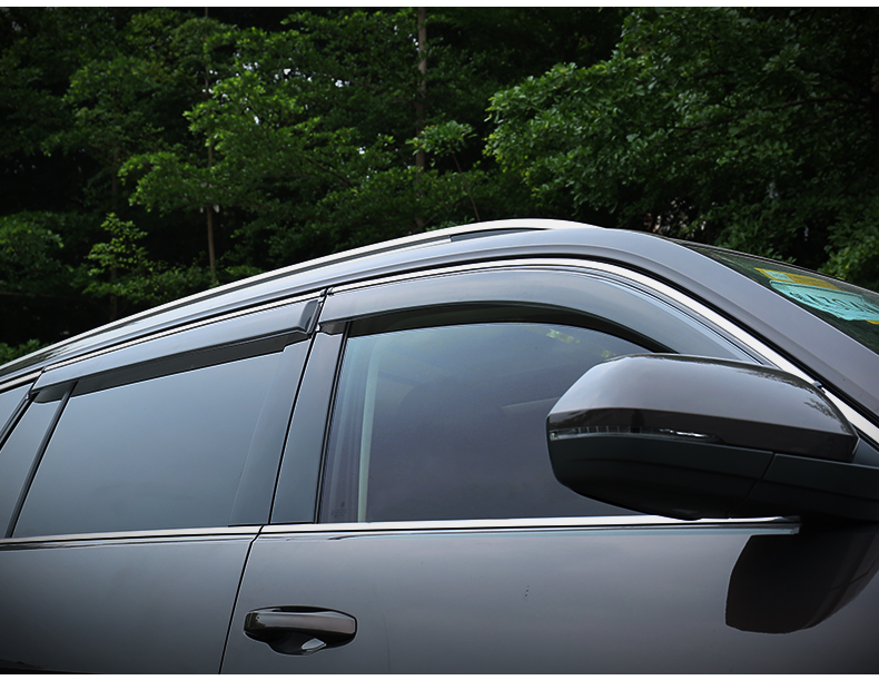 Дефлекторы боковых окон с хромированным молдингом  для Volkswagen Teramont