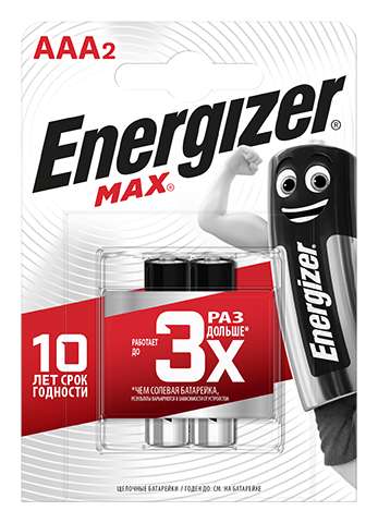 Элементы питания  ПЭК МОЛЛ Премиальная щелочная батарейка Energizer MAXE 300157104 E91/AA