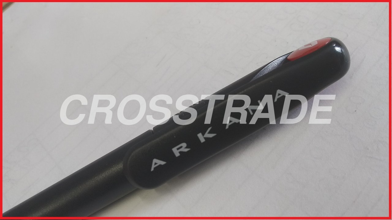 Ручка (логотип "arkana", черный с красным) Renault для Renault ARKANA (Рено Аркана) 2019 -