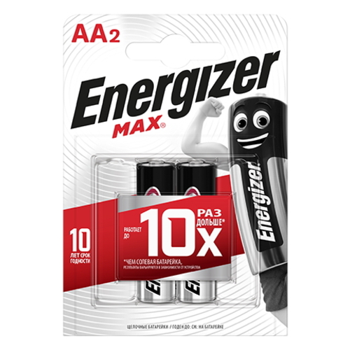 Элементы питания Премиальная щелочная батарейка Energizer MAXE 301532801 E91/AA 2 шт/блист