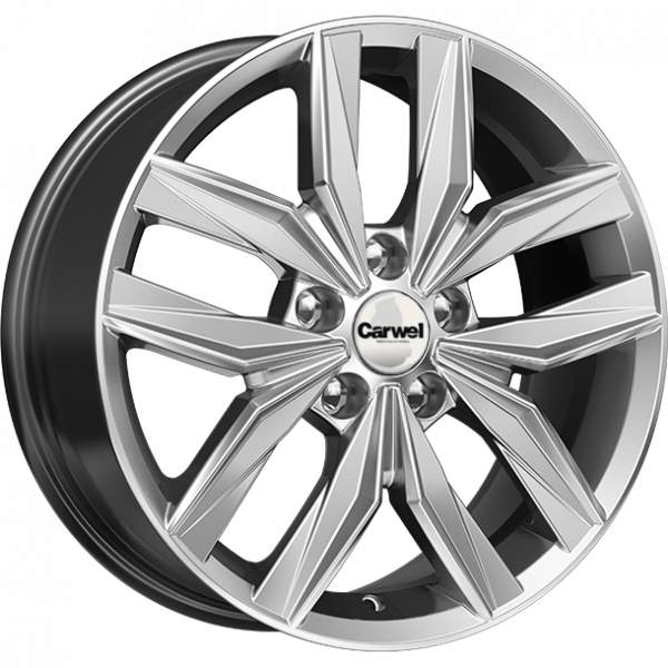 Диск колесный Carwel Арей 151 7xR17 5x112 ET46 ЦО66,6 серебристый 33827