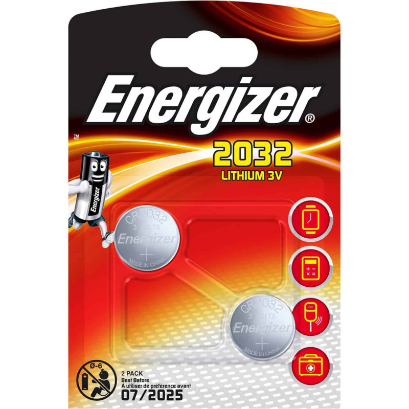 Элементы питания  ПЭК МОЛЛ Специализированная миниатюрная батарейка Energizer Lithium E300830703 CR2450 2 шт/блист