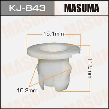 Клипса автомобильная (автокрепеж), уп. 50 шт. Masuma KJ-843