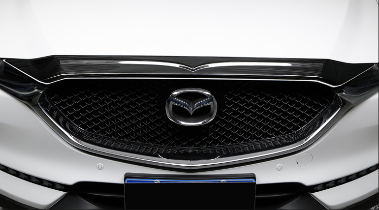 Дефлектор капота карбоновый для Mazda CX-5 2017 -