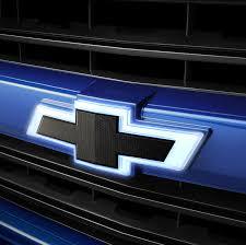 Кузовные эмблемы Эмблема радиаторной решетки черная с подсветкой GM для Chevrolet Traverse 2018 -