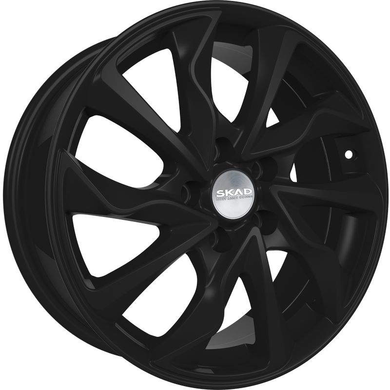 Диск колесный СКАД Марсель 7xR17 5x112 ET45 ЦО57.1 чёрный матовый 2170625