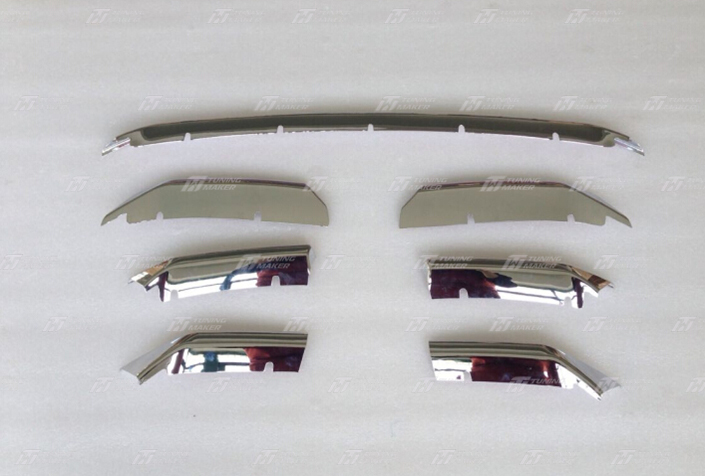 Хромированные накладки на решетку радиатора 7 элементов для Lexus NX 2015 г.в по н.в.