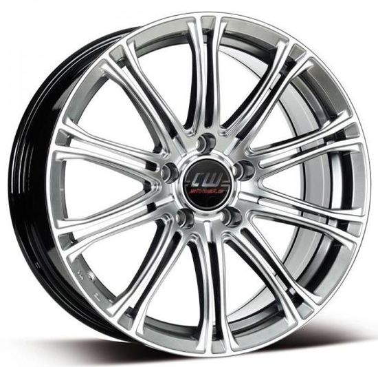 Диск колесный Borbet CW1 8xR17 5x120 ET35 ЦО72,5 серебристый 221110