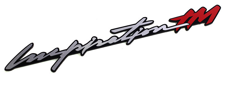 Кузовные эмблемы Эмблема "Inspiration TM"  для Санта Фе 4 (Hyundai Santa Fe 2018 - 2019)