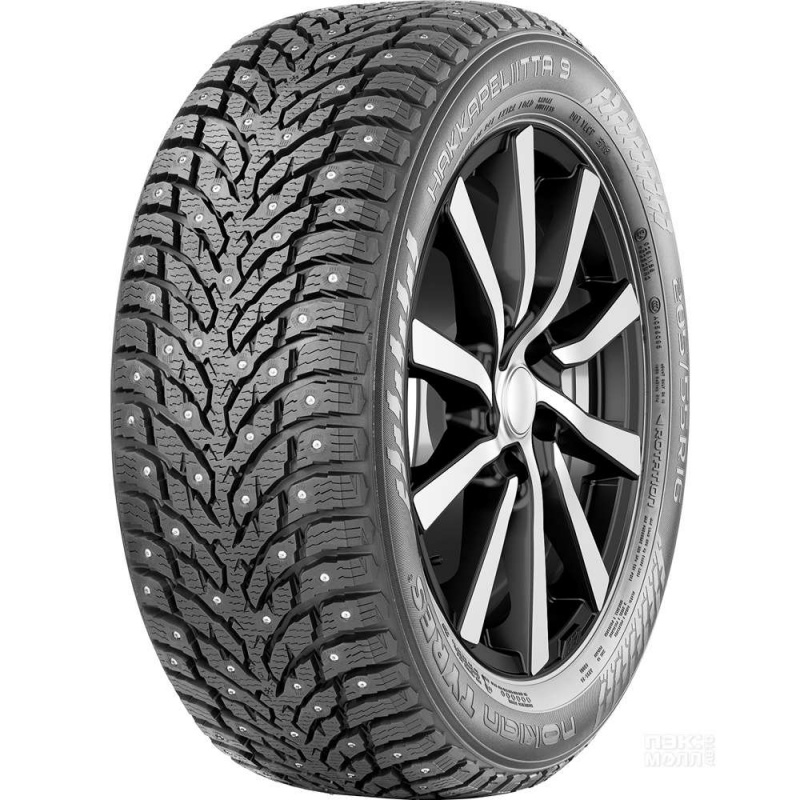 Шина автомобильная Nokian Hakkapeliitta 9 225/45 R17 зимняя, шипованная, 91T, Run Flat