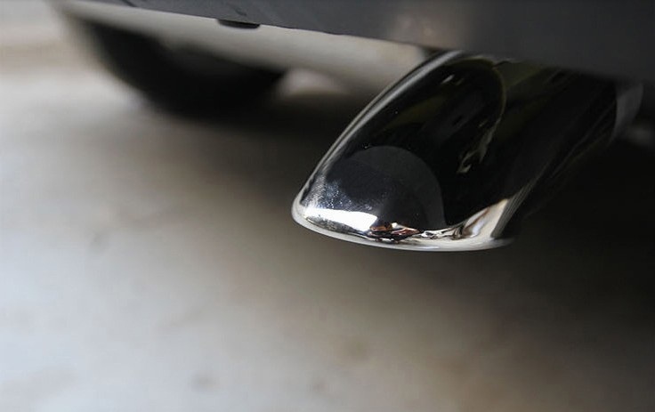 Насадка на выхлопную трубу для Peugeot 408 2012 -