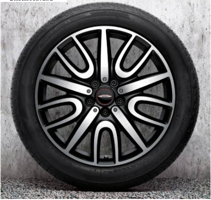 Диск колесный R18 BMW Jcw thrill spoke 529 36106870873 джет блэк Mini Cooper Countryman 2016 -