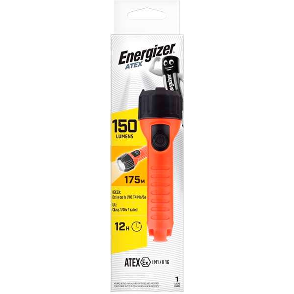 Взрывозащищенный фонь Energizer E301393800 ATEX 2xAA