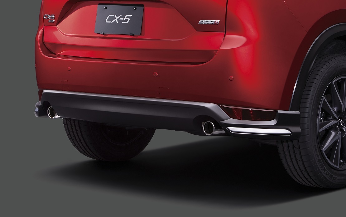 Накладки заднего бампера для Mazda CX-5 2017 -