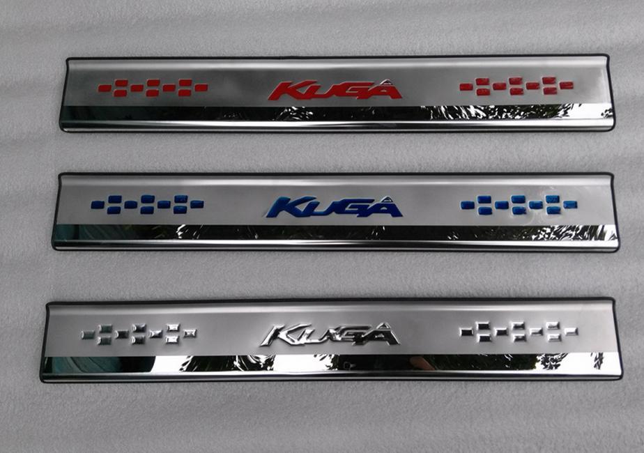 Накладки на пороги  (внешние) для Ford Kuga 2012-