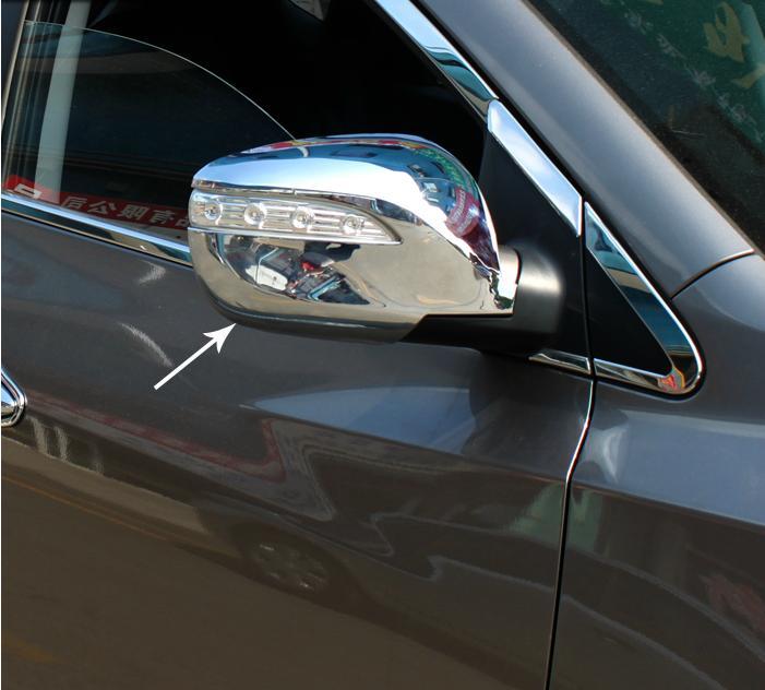 Хромированные накладки на зеркала для Hyundai ix35 (2010 - 2015)