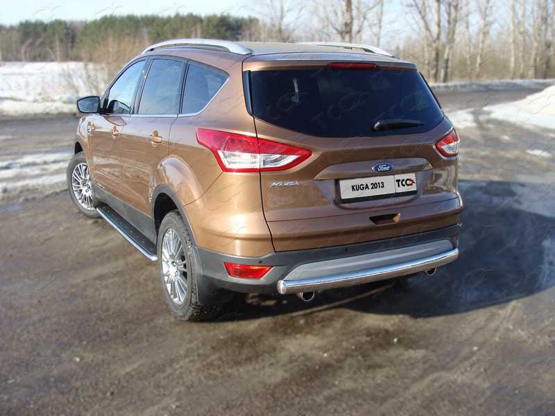 Защита бамперов Защита задняя (центральная) TCC FORKUG13-09 Ford Kuga 2016