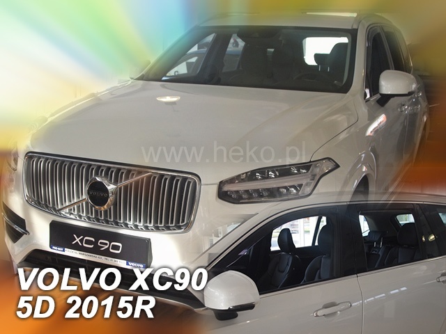 Дефлекторы окон (вставные) HEKO 31240 для Volvo XC90 2015-
